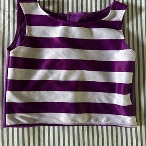 Disney Purple and White Striped Costume